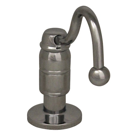 Whitehaus Beluga Solid Brass Soap/Lotion Dispenser, Polished Chrome WHSD1167-C